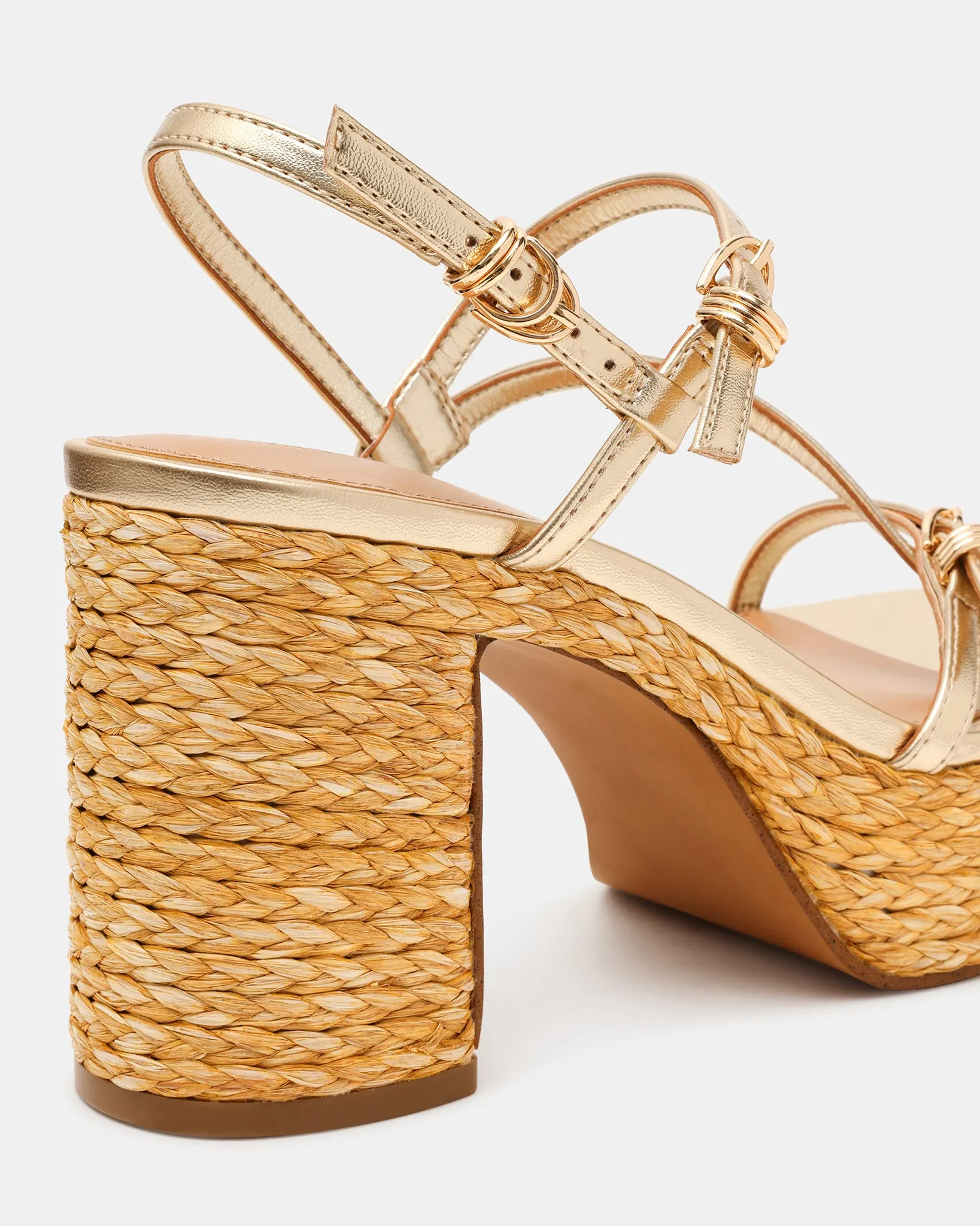 JAYCE GOLD RAFFIA sold by Steve Madden product image thumbnail 3