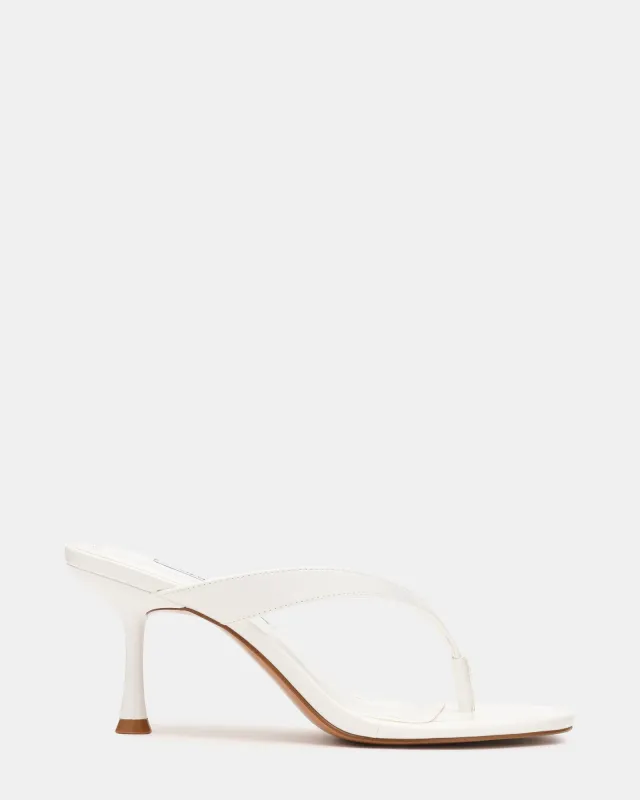 FAROH WHITE PATENT made by Steve Madden