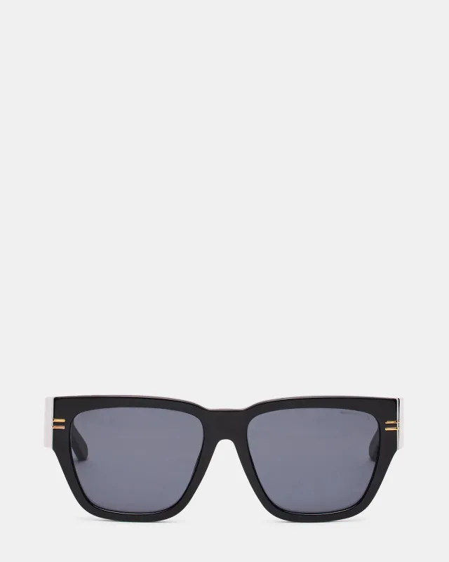 BRAISON SUNGLASSES BLACK sold by Steve Madden