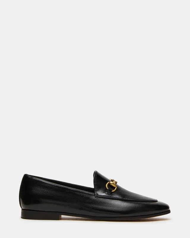 GRAFTON BLACK LEATHER - SM REBOOTED made by Steve Madden