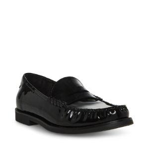 EMMET BLACK PATENT sold by Steve Madden