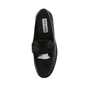 EMMET BLACK PATENT sold by Steve Madden