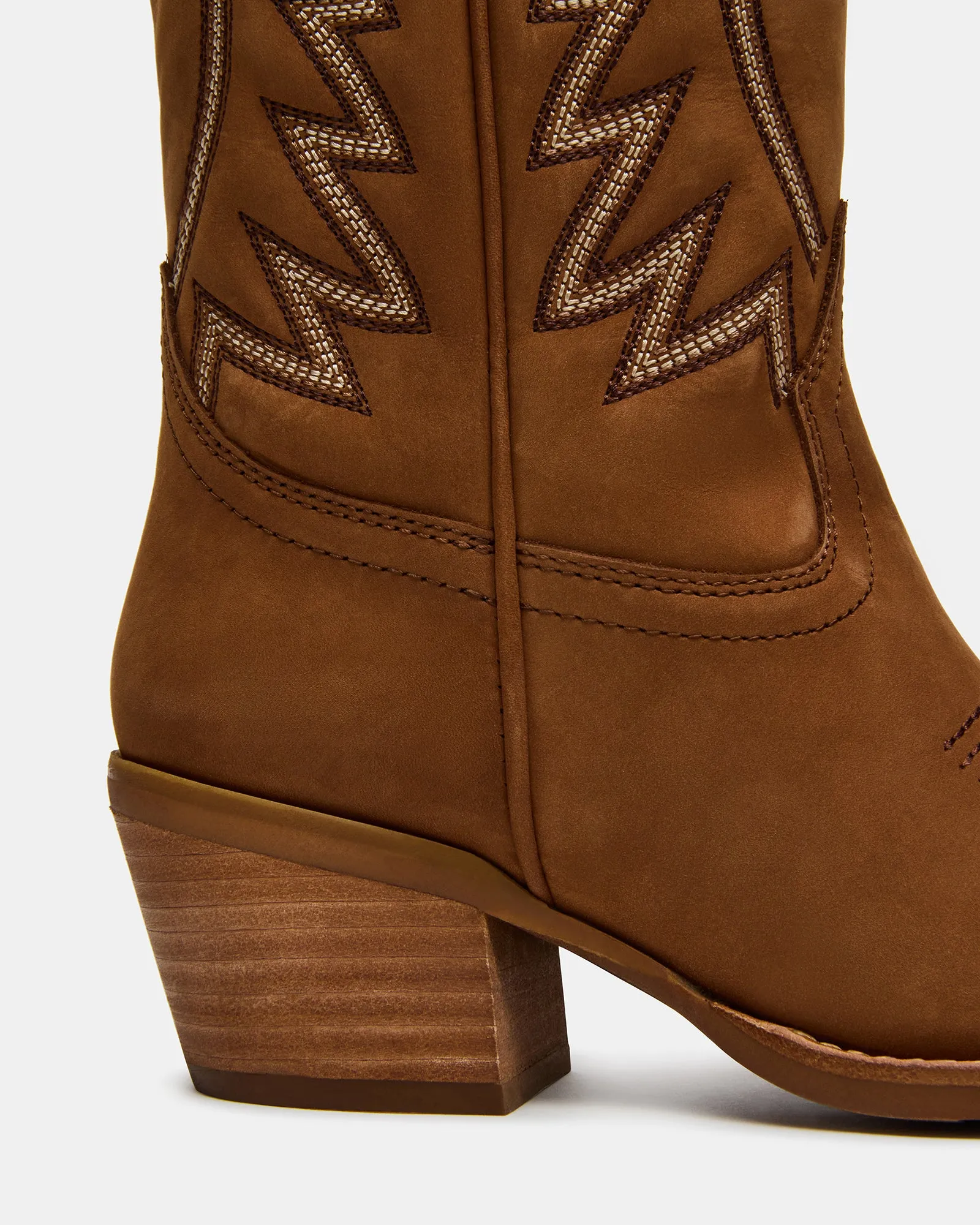 ALBANY STITCH COGNAC SUEDE sold by Steve Madden product image thumbnail 3