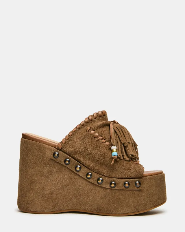 HIGHLAND CHESTNUT SUEDE sold by Steve Madden