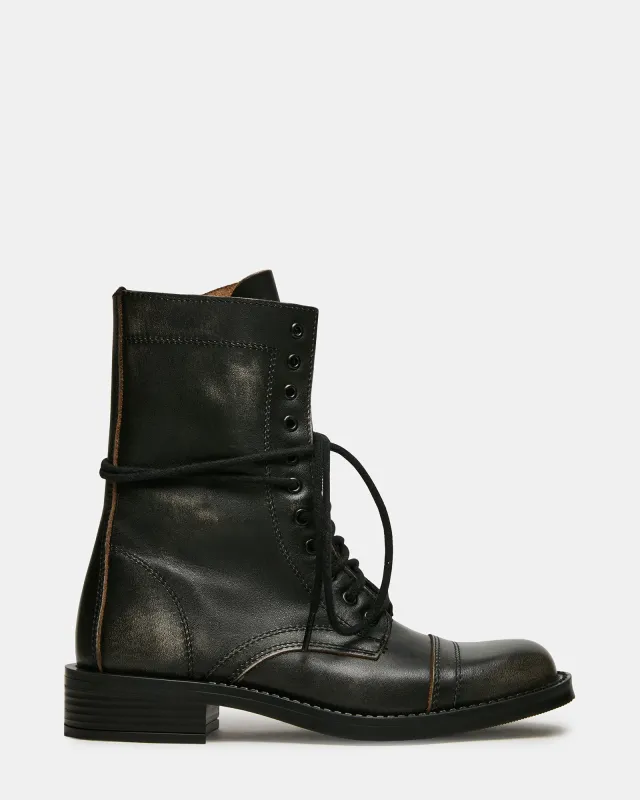 YUKON BLACK DISTRESSED sold by Steve Madden