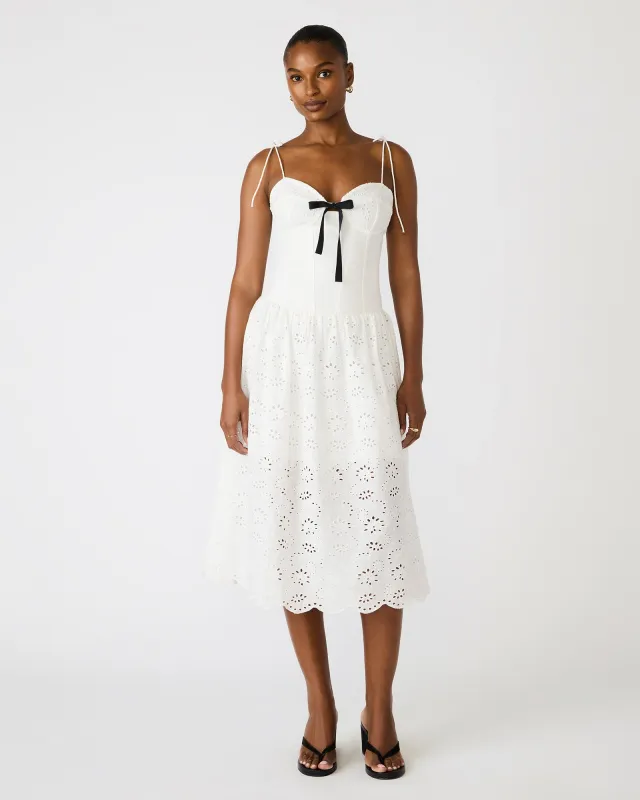 JULIARA DRESS WHITE sold by Steve Madden