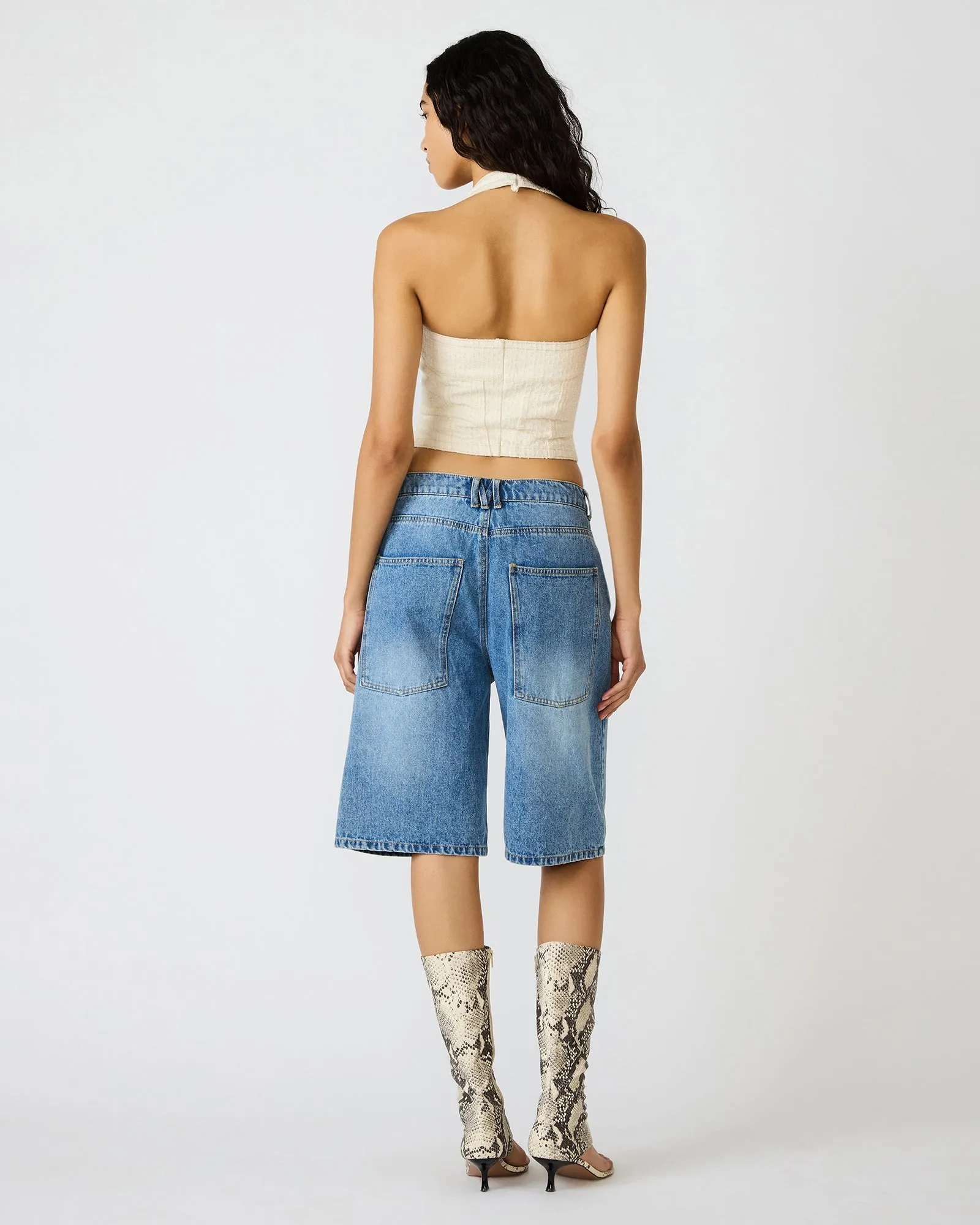 NATASHA CORSET TOP NATURAL sold by Steve Madden product image thumbnail 5