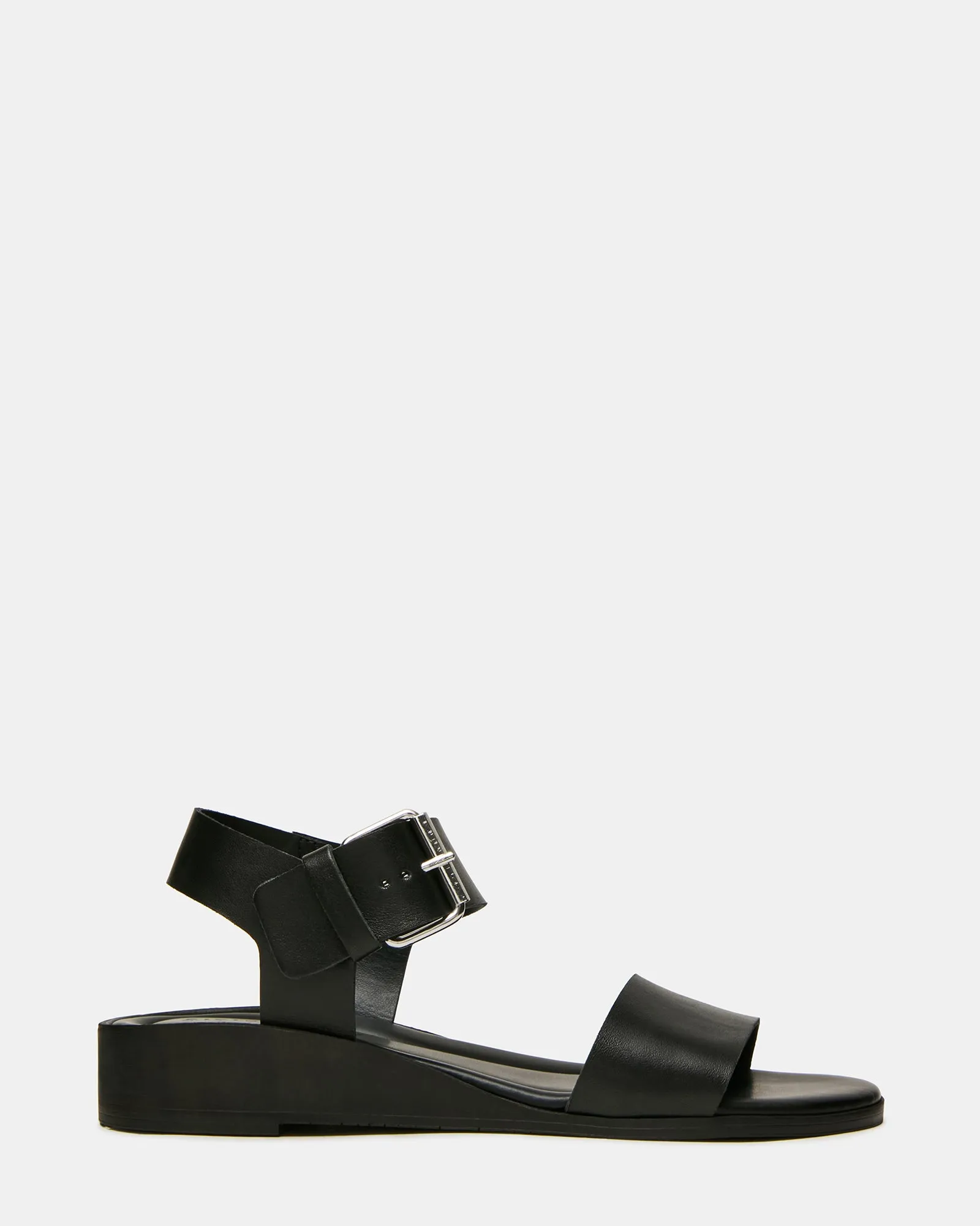 VAEDA BLACK LEATHER sold by Steve Madden