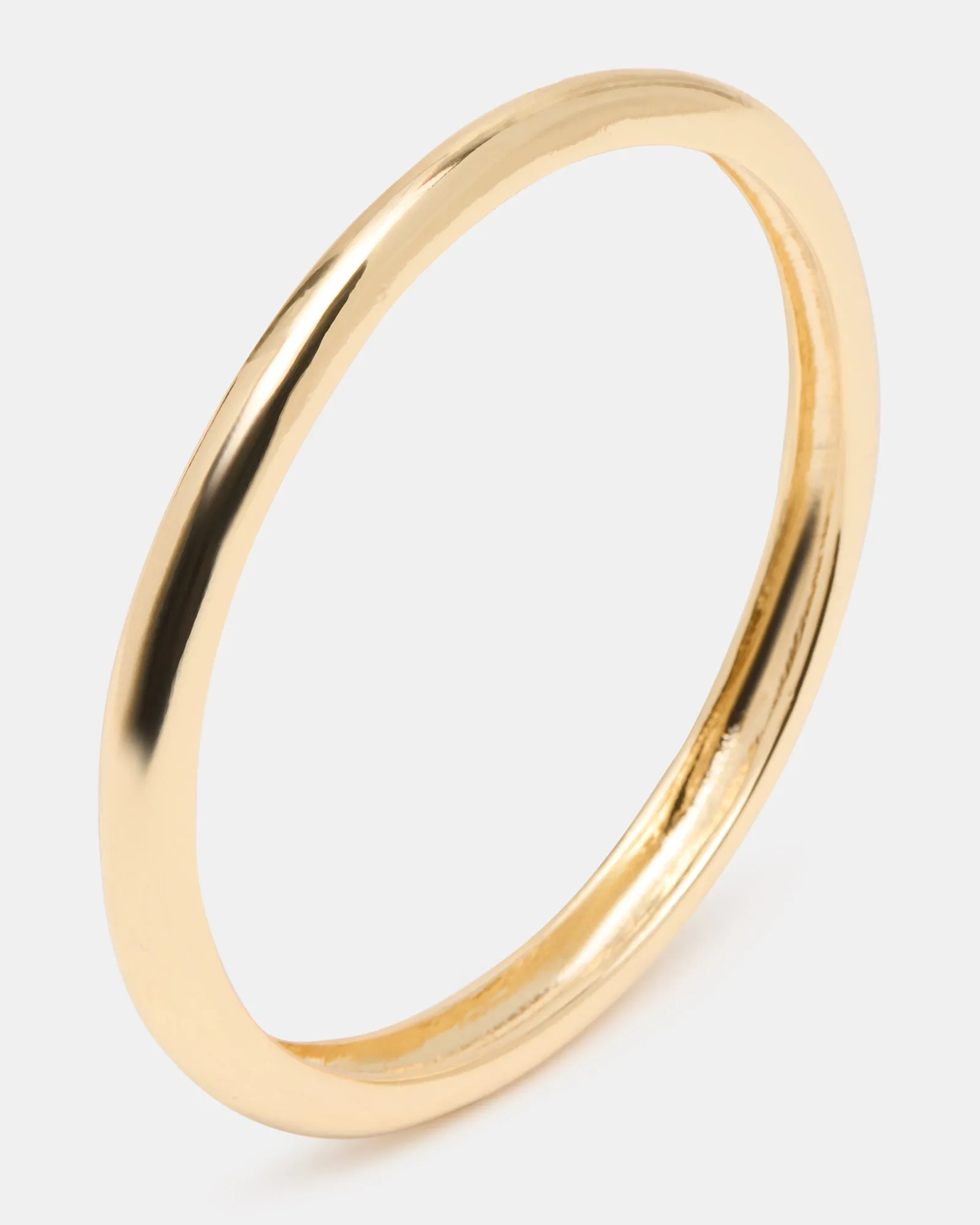 SKINNY BANGLE BAND BRACELET GOLD sold by Steve Madden product image thumbnail 2