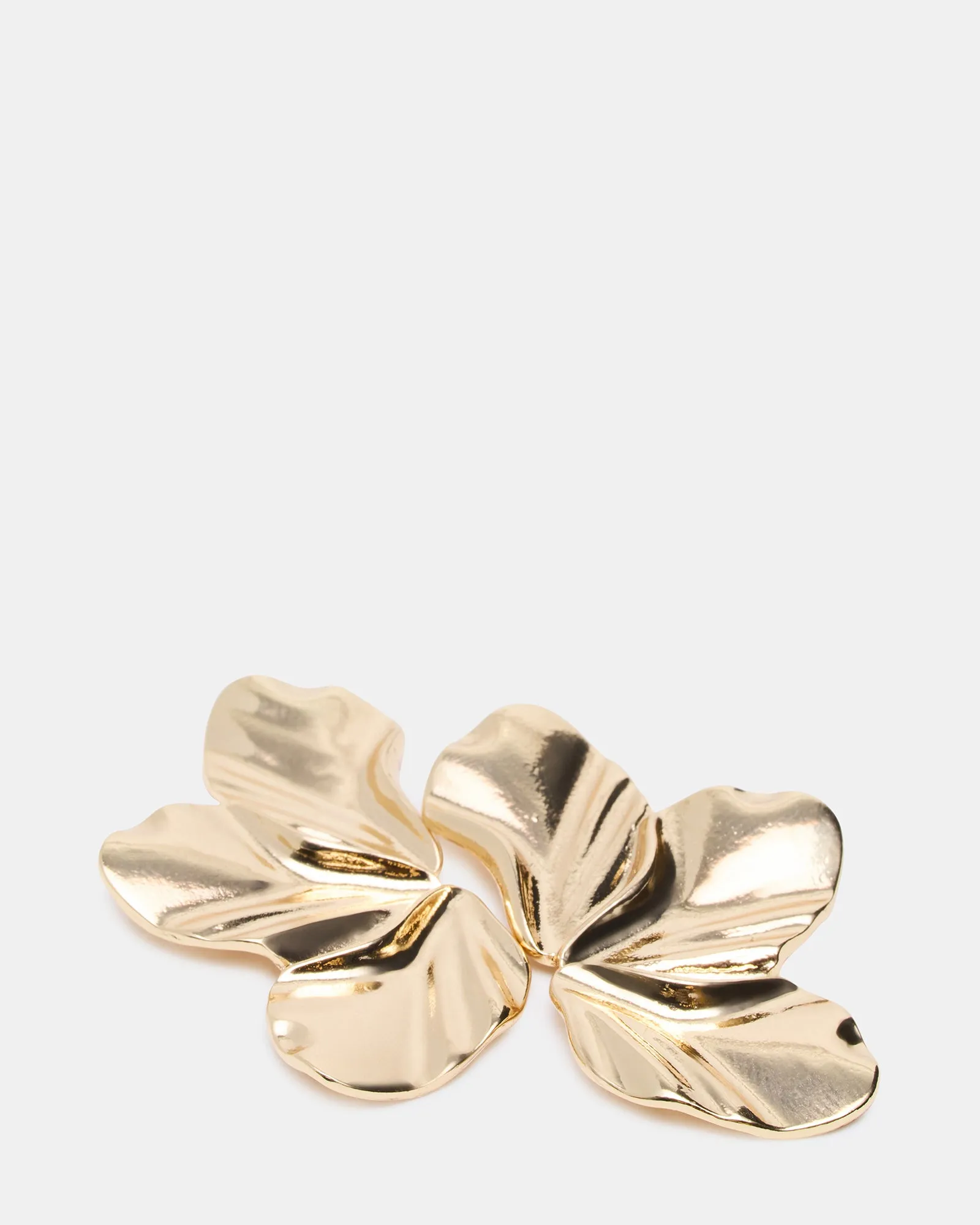 LARGE FLOWER POST EARRINGS GOLD sold by Steve Madden product image thumbnail 2