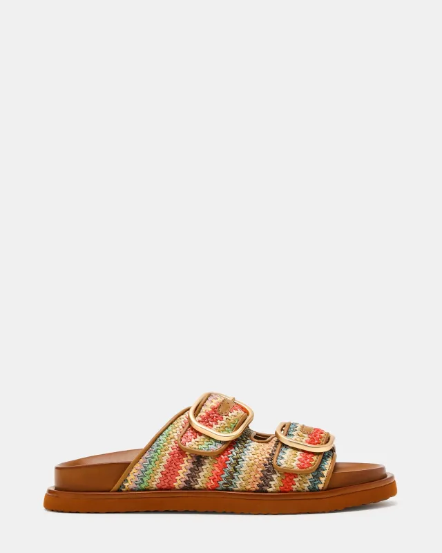 TOURIST MULTI RAFFIA sold by Steve Madden