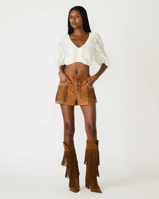 CHEYENNE SHORT CHICORY COFFEE sold by Steve Madden