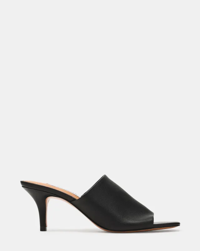 CIERA BLACK LEATHER sold by Steve Madden