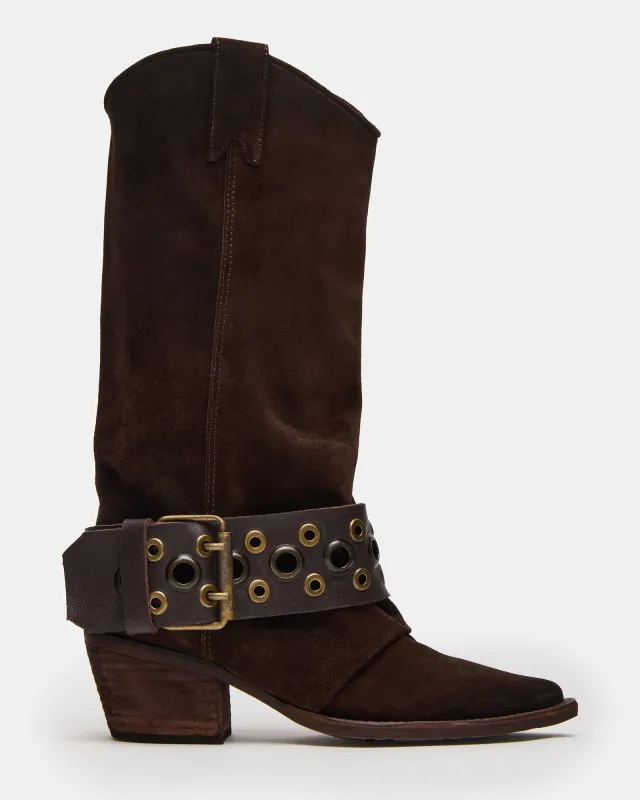 ASHWOOD BROWN SUEDE - SM REBOOTED made by Steve Madden