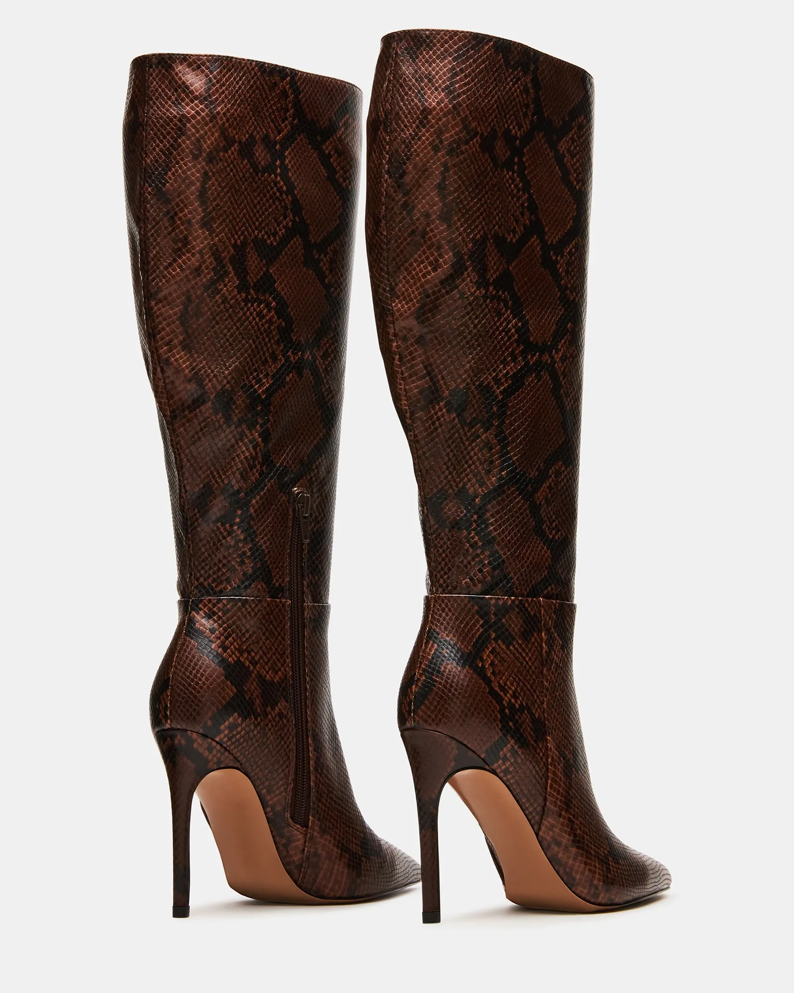 NITRO BROWN SNAKE WIDE CALF - SM REBOOTED sold by Steve Madden product image thumbnail 5