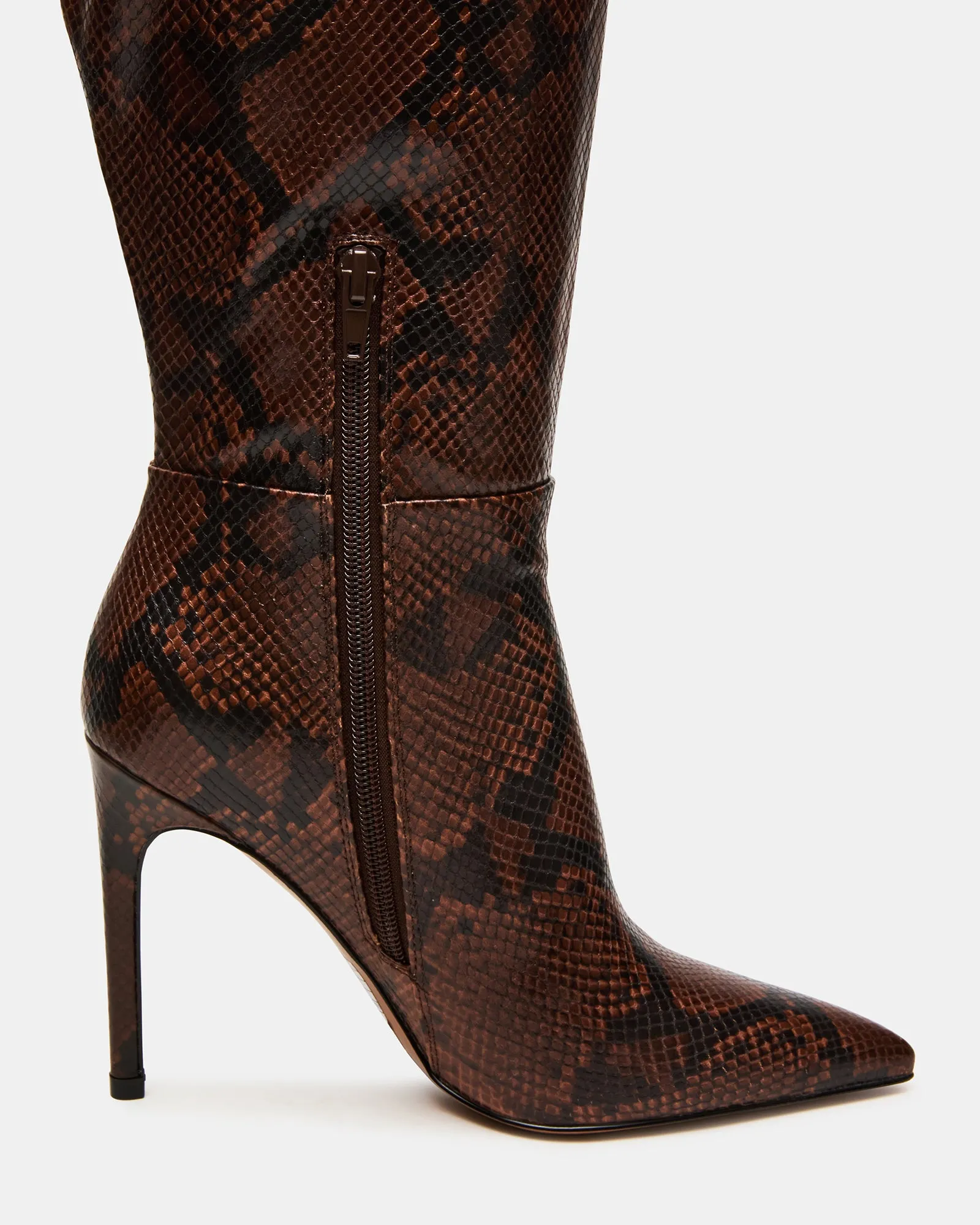 NITRO BROWN SNAKE WIDE CALF - SM REBOOTED sold by Steve Madden product image thumbnail 3