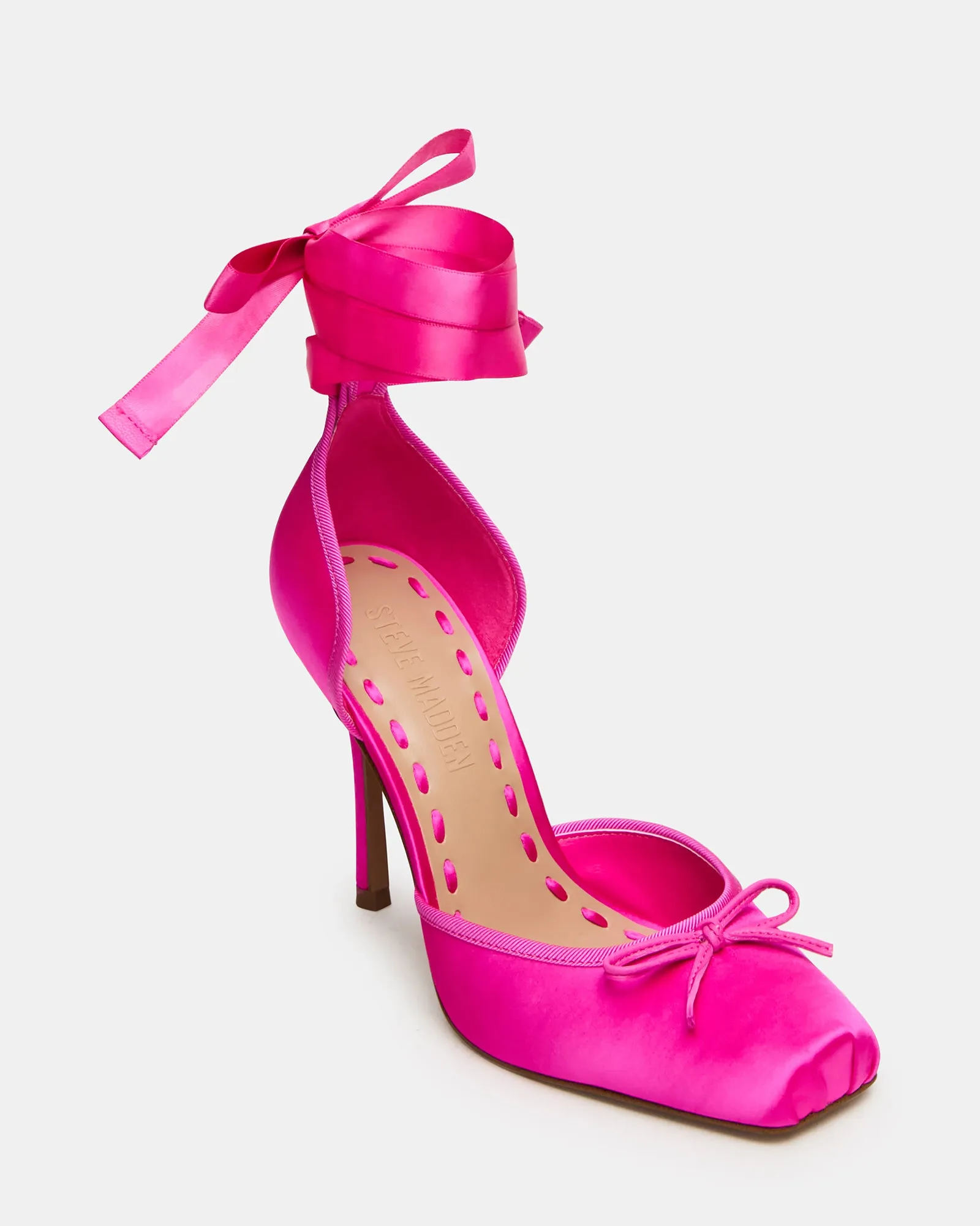 LARINA HOT PINK SATIN sold by Steve Madden product image thumbnail 2