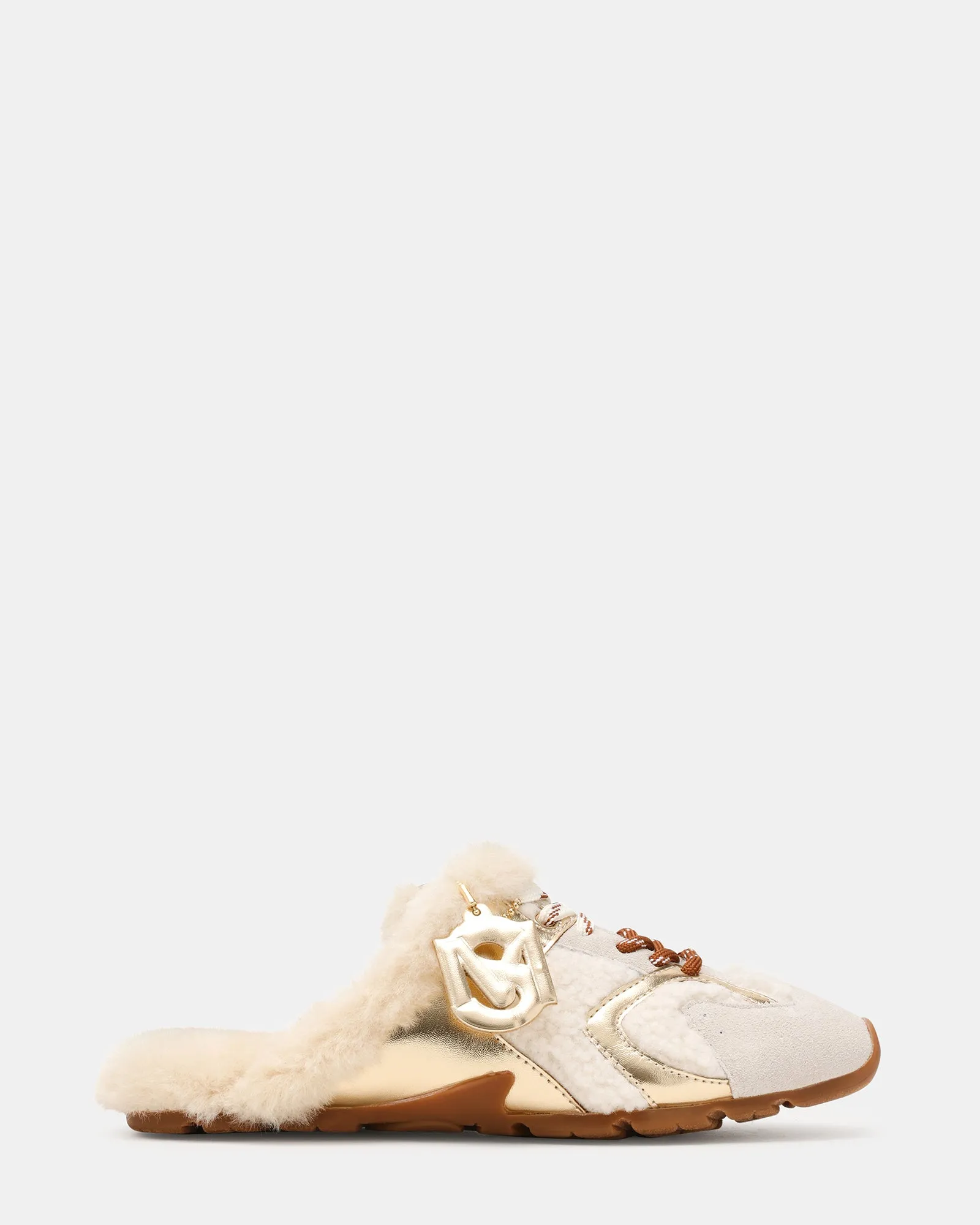 AZIEL MULE FAUX FUR SHEARLING sold by Steve Madden