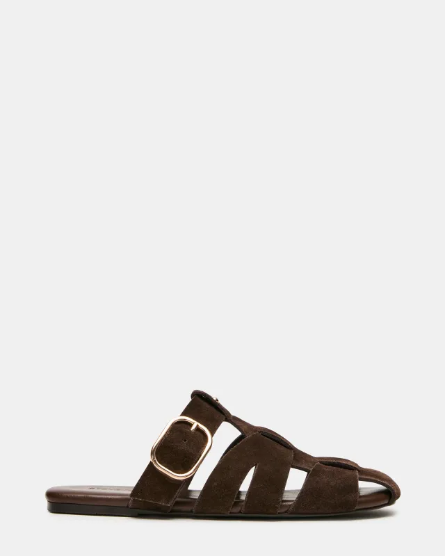 HALO BROWN SUEDE made by Steve Madden