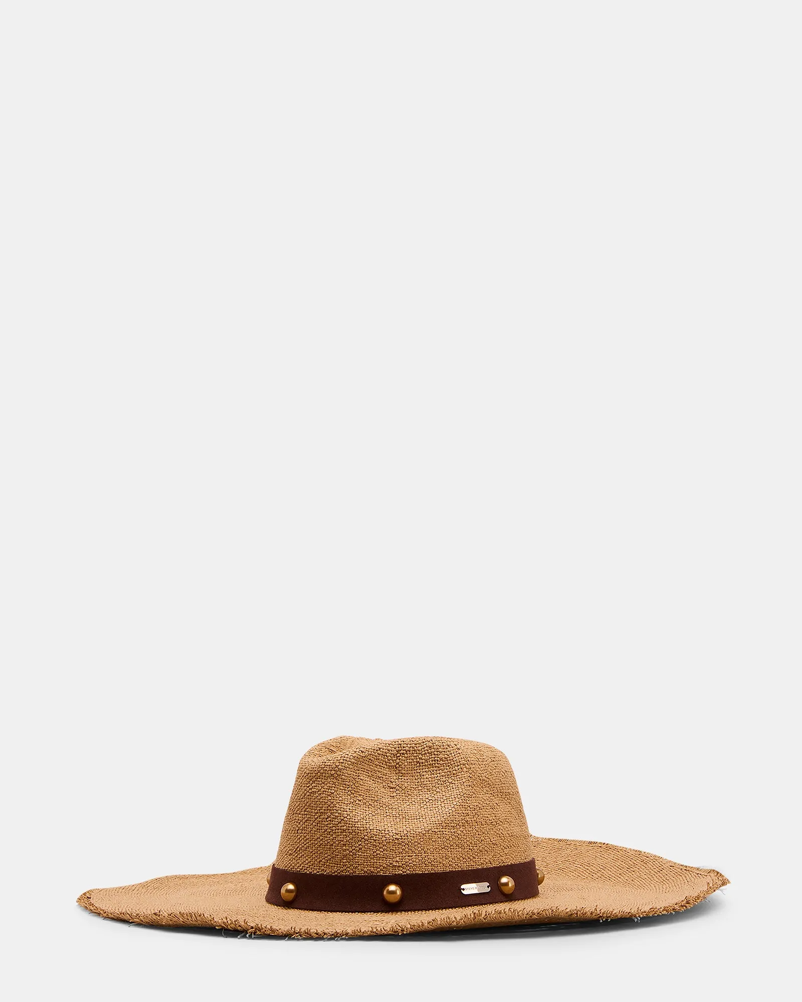BOHO GLAM STUDS STRAW HAT TAN sold by Steve Madden product image thumbnail 2