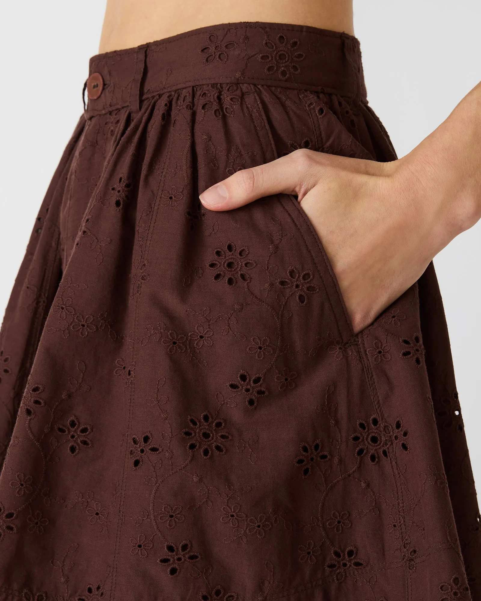 VANNY SKIRT WALNUT sold by Steve Madden product image thumbnail 4