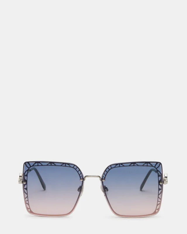 MORNA SUNGLASSES SILVER sold by Steve Madden