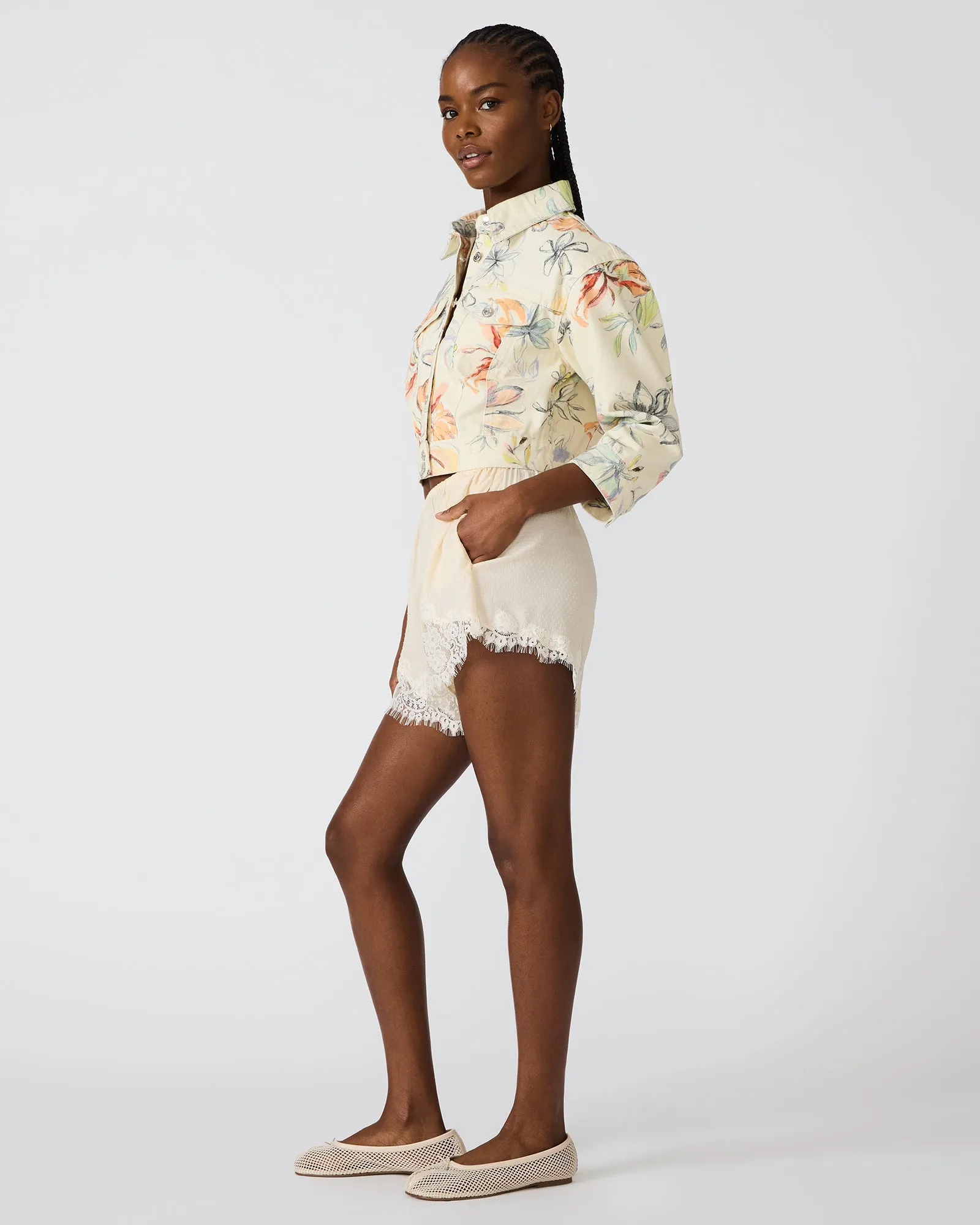 DAISEE SHORT BIRCH WHITE sold by Steve Madden product image thumbnail 3