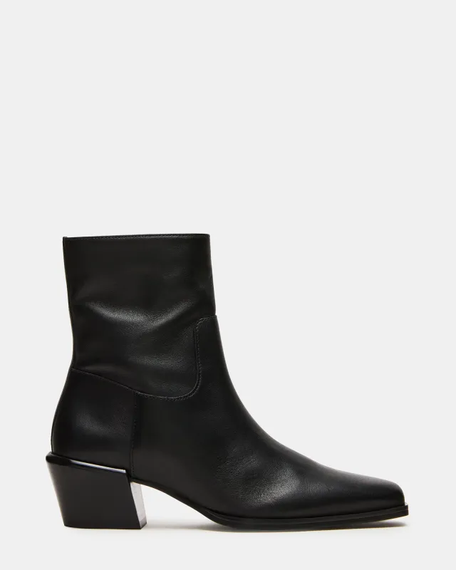 DANEY BLACK LEATHER - SM REBOOTED sold by Steve Madden