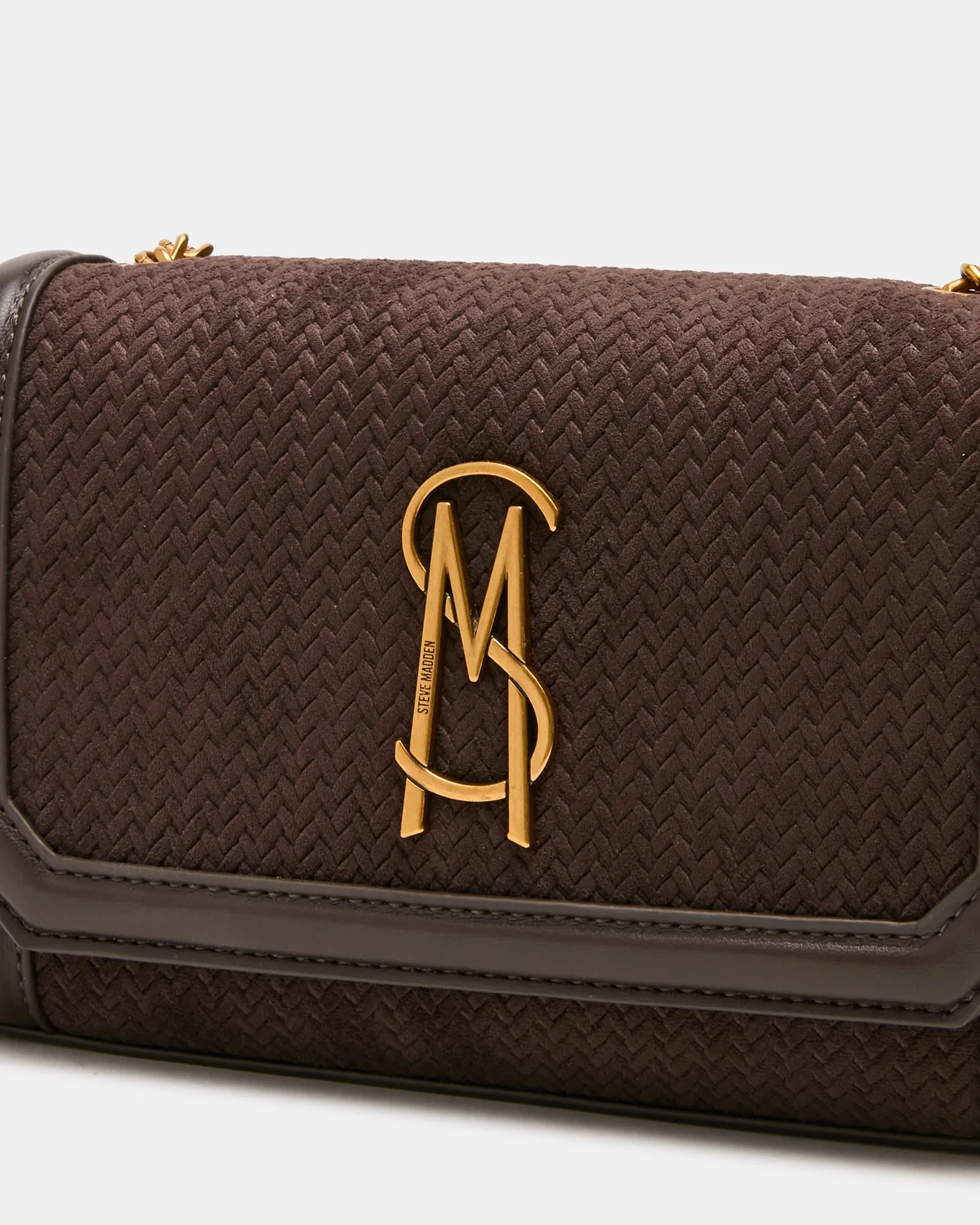 LARISA WOVEN BAG CHOCOLATE sold by Steve Madden product image thumbnail 2