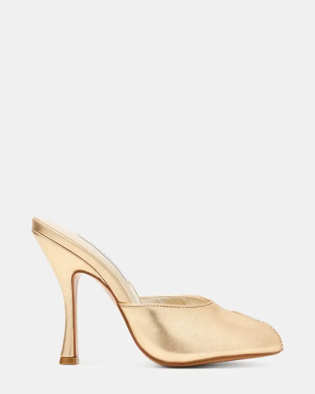 JULES GOLD LEATHER made by Steve Madden