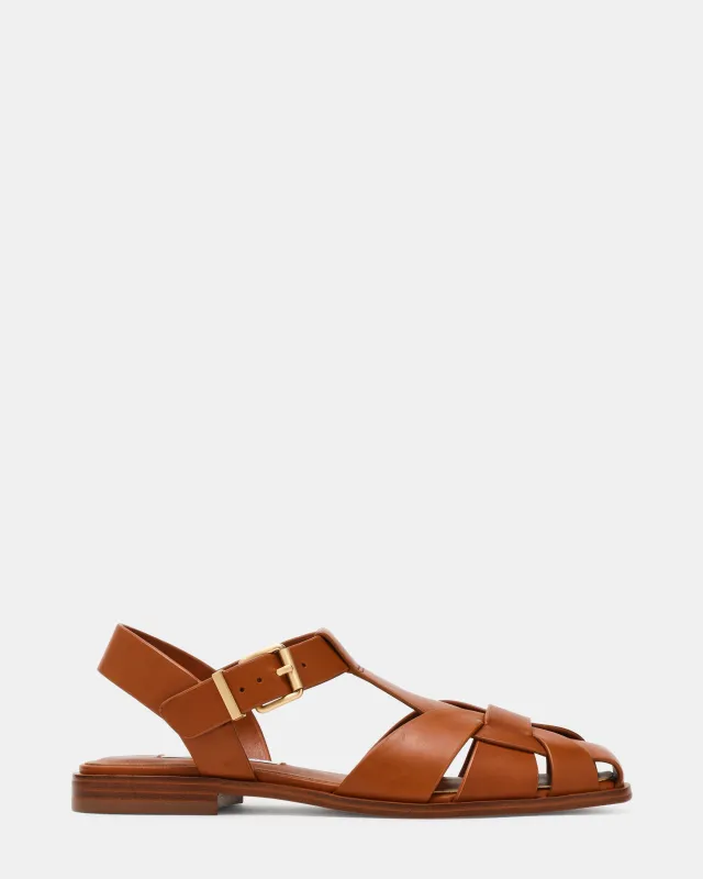 FISK TAN LEATHER made by Steve Madden