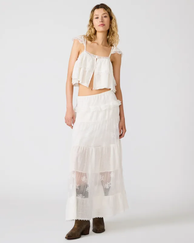 TARRYN SKIRT SNOW WHITE made by Steve Madden