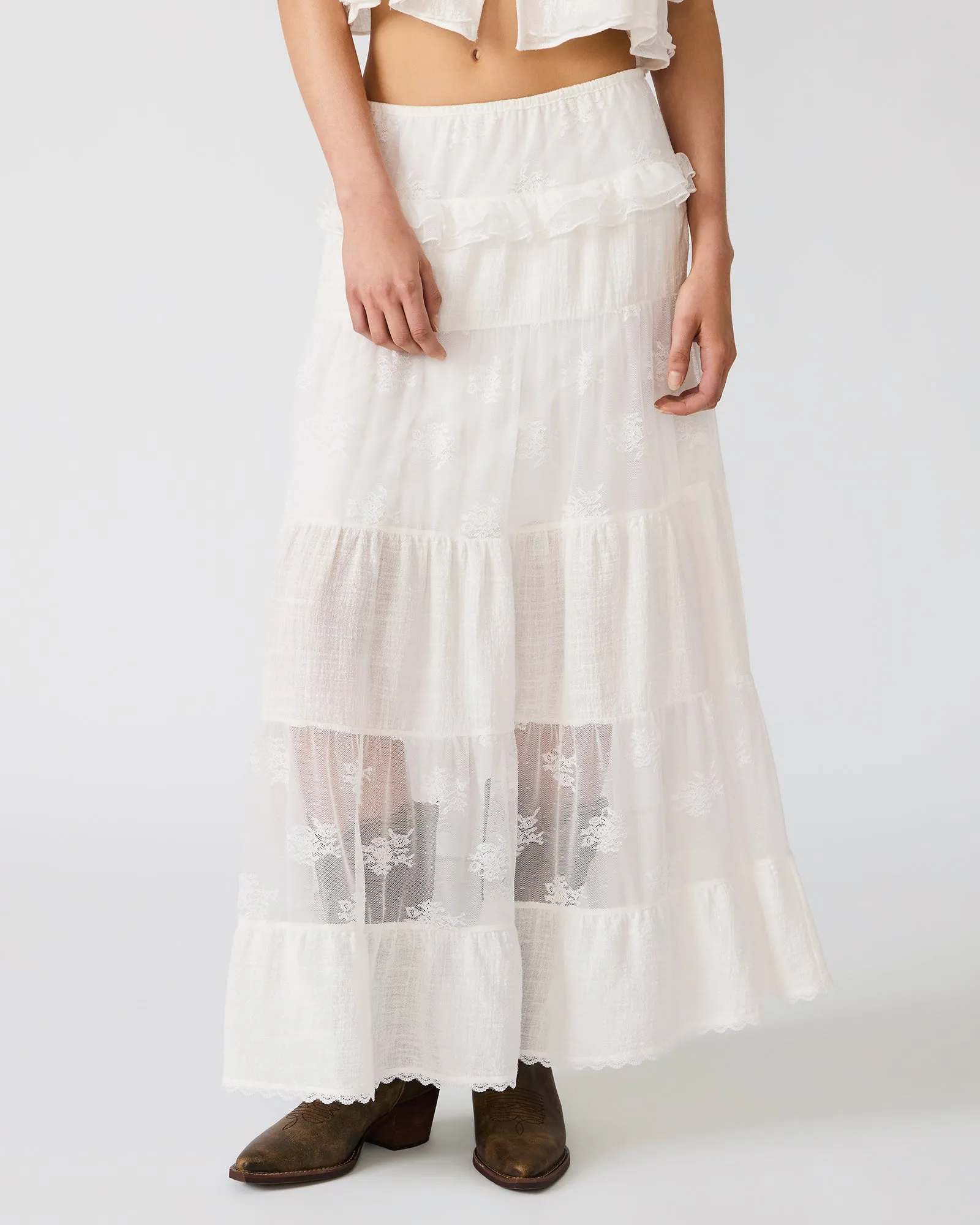 TARRYN SKIRT SNOW WHITE sold by Steve Madden product image thumbnail 2