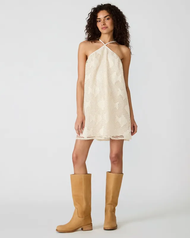 PETUNIA DRESS IVORY made by Steve Madden
