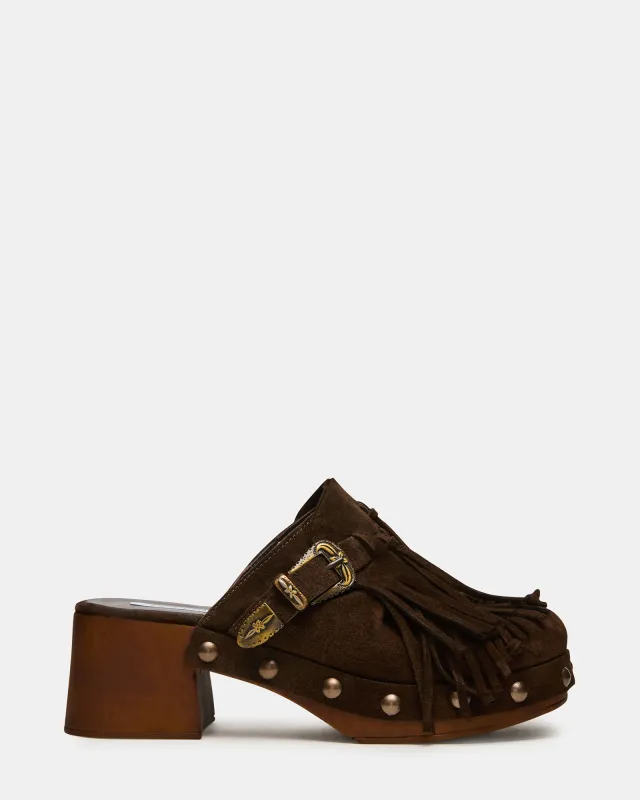 OMEN BROWN SUEDE made by Steve Madden