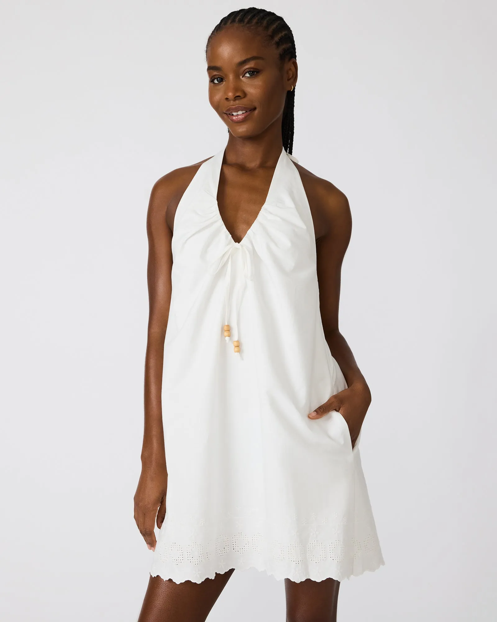 ADANA DRESS WHITE sold by Steve Madden product image thumbnail 3