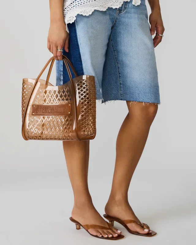 TRACIE JELLY HEEL & SUMMER BAG BUNDLE made by Steve Madden