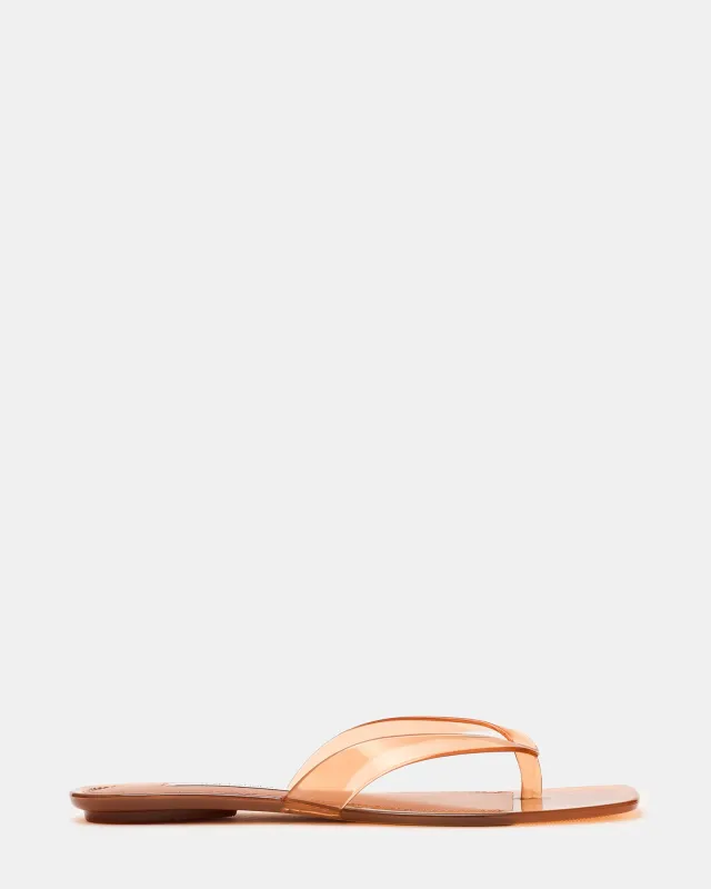 TRELLA JELLY TAN made by Steve Madden