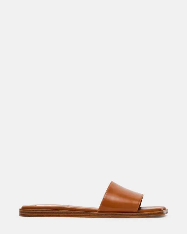 AVRA TAN LEATHER made by Steve Madden