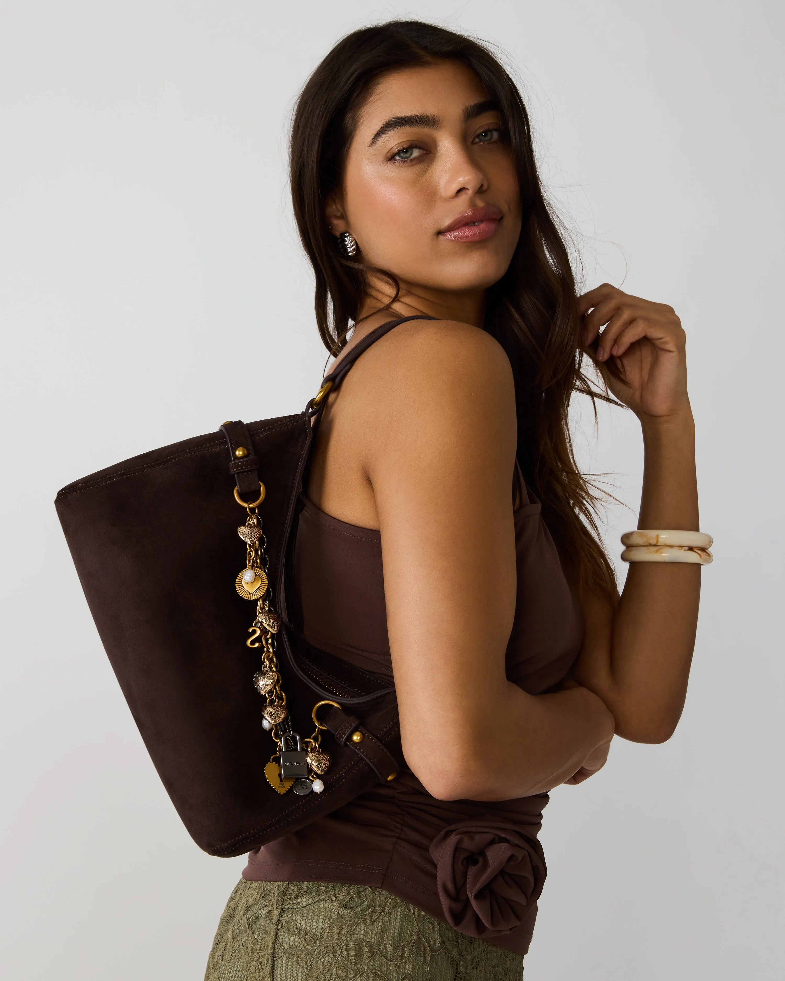 LIANNA BAG DARK CHOCOLATE sold by Steve Madden product image thumbnail 2