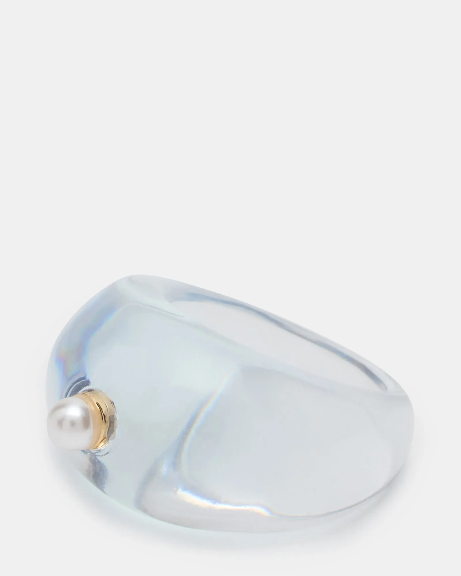 OVAL-CUT JELLY RING BLUE sold by Steve Madden