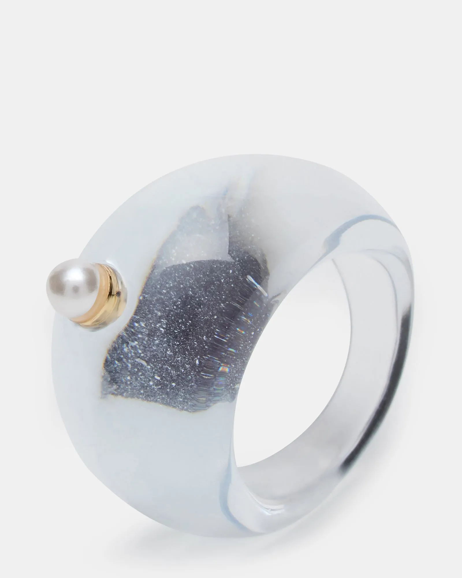 OVAL-CUT JELLY RING BLUE sold by Steve Madden product image thumbnail 2