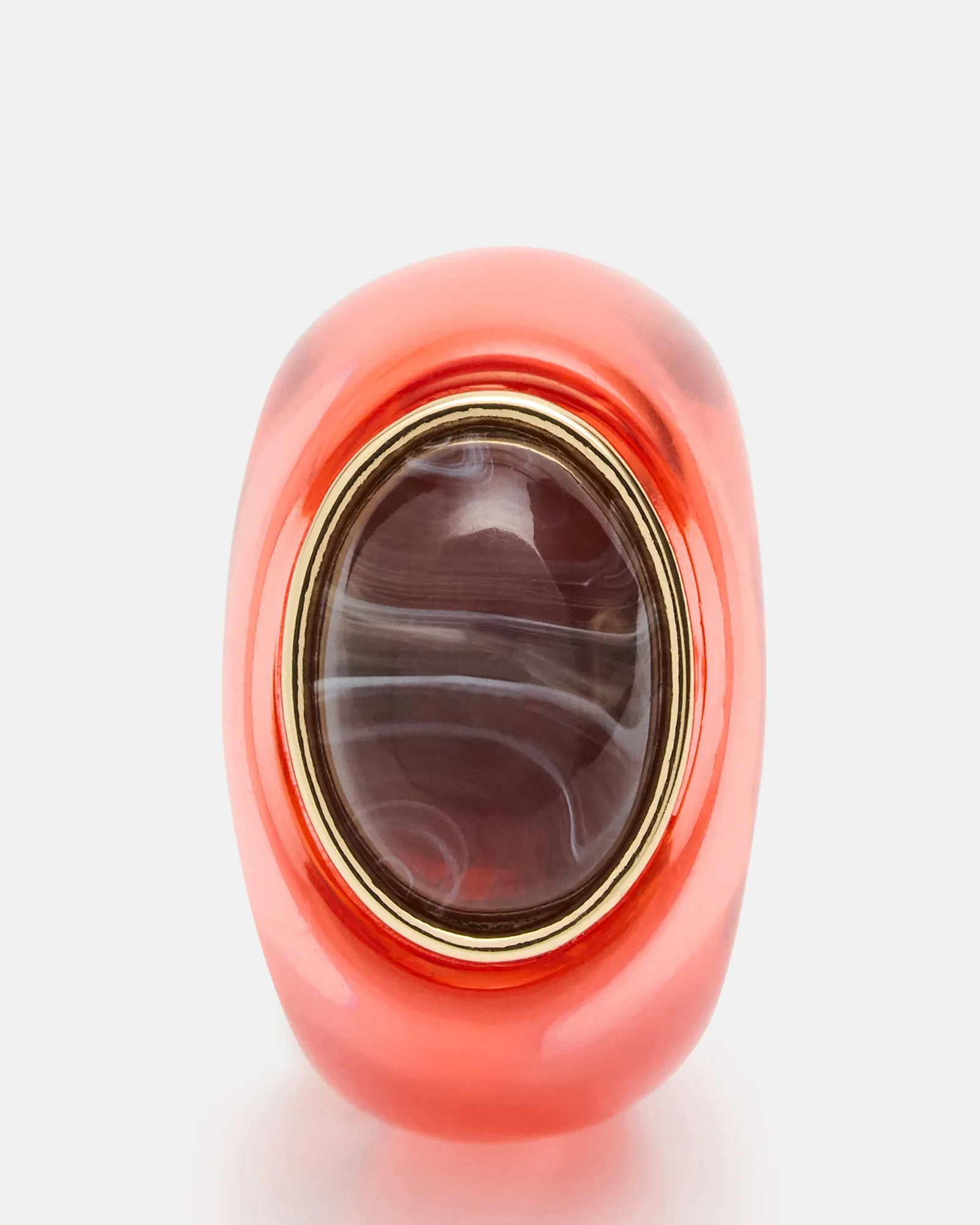 OVAL-CUT JELLY RING RED sold by Steve Madden product image thumbnail 3
