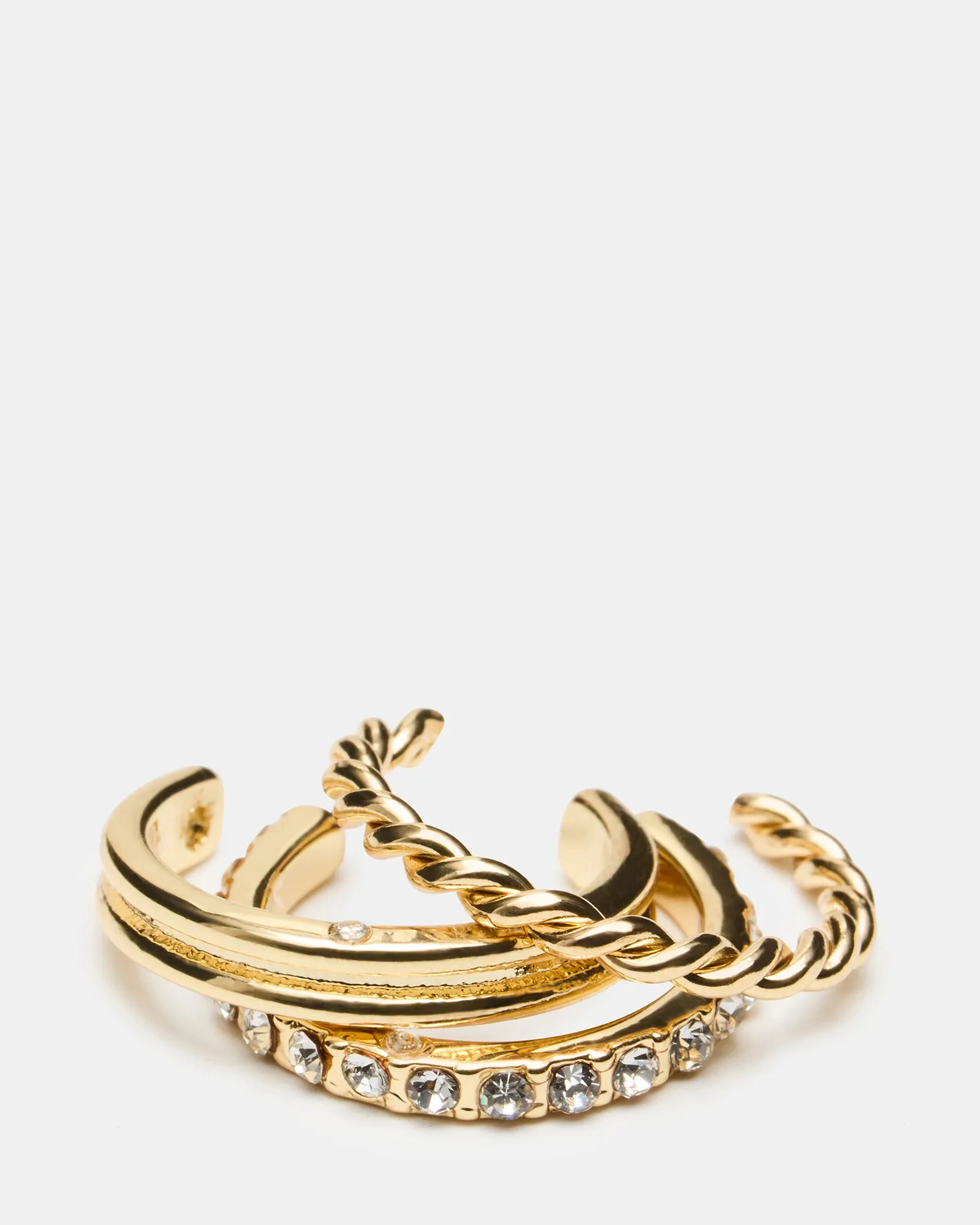 EMBELLISHED TOE RING SET GOLD sold by Steve Madden