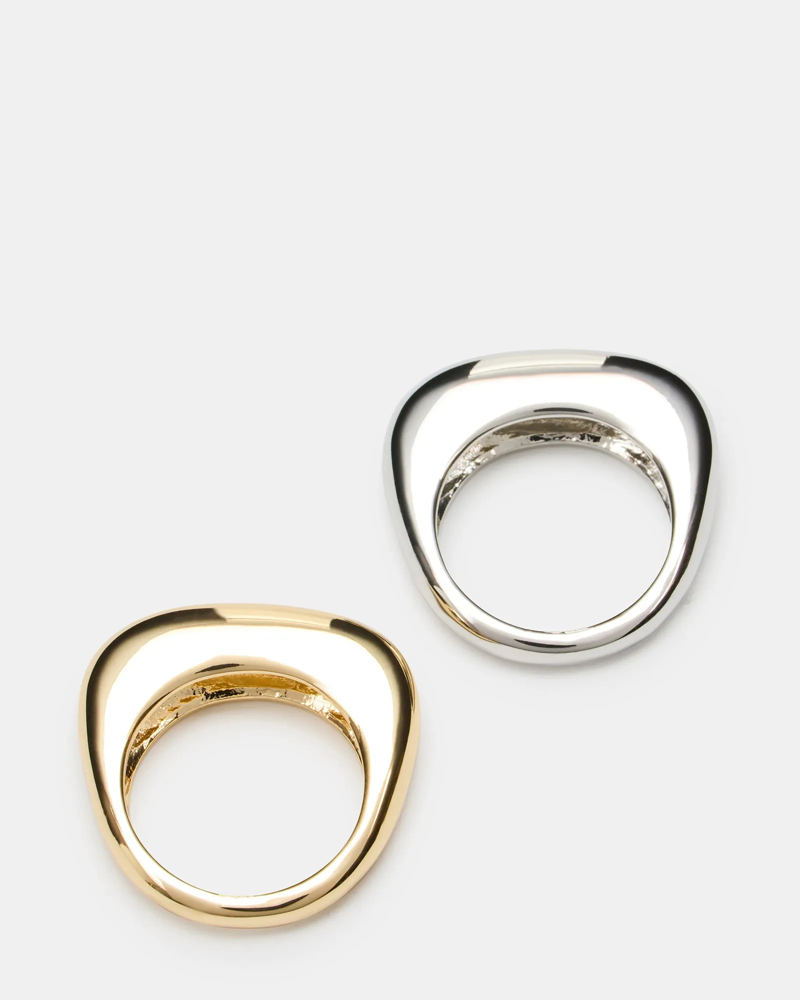 PUFFY RING SET GOLD MULTI sold by Steve Madden product image thumbnail 3