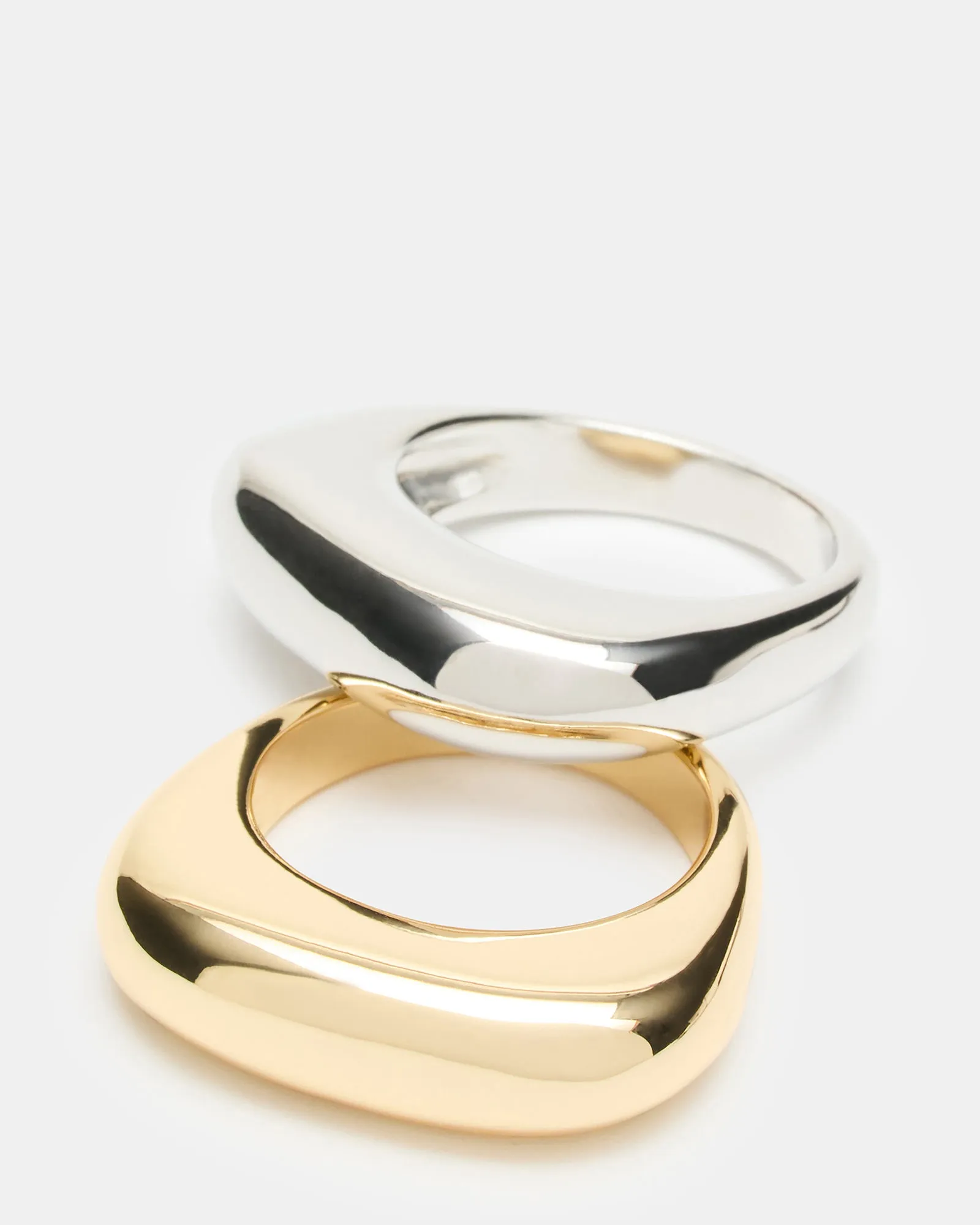 PUFFY RING SET GOLD MULTI sold by Steve Madden
