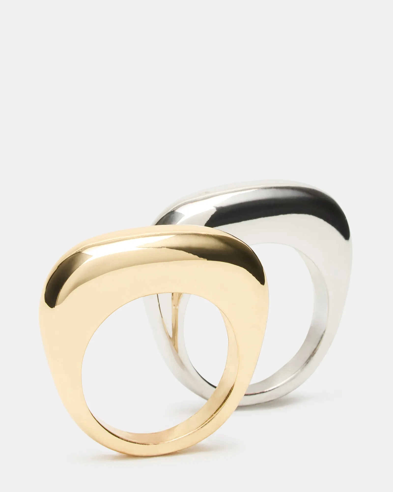 PUFFY RING SET GOLD MULTI sold by Steve Madden product image thumbnail 2