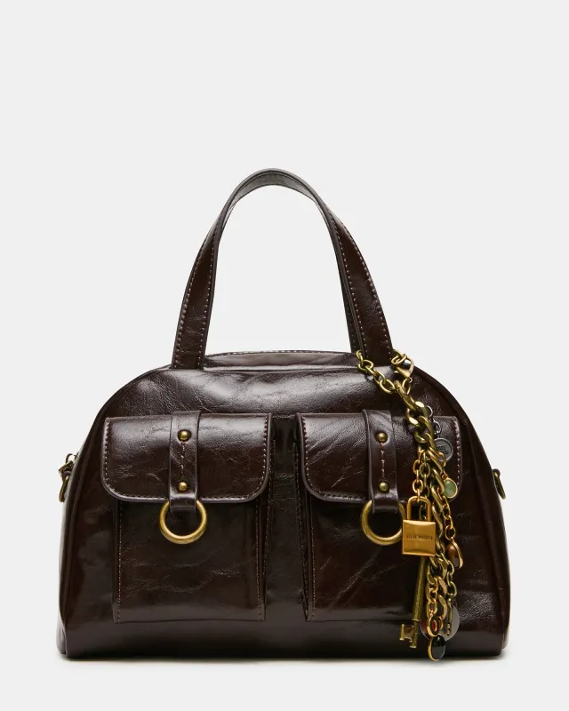 VELARIS BAG CHOCOLATE made by Steve Madden
