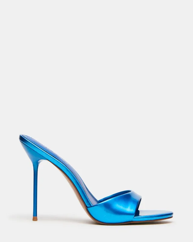 DAVINA BLUE METALLIC made by Steve Madden