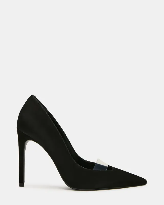 SILVANA BLACK NUBUCK made by Steve Madden